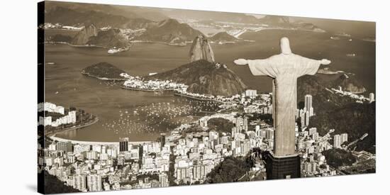 Overlooking Rio de Janeiro, Brazil-Pangea Images-Stretched Canvas