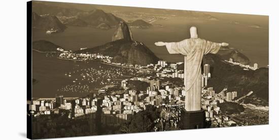 Overlooking Rio de Janeiro-Danny Lehman-Stretched Canvas