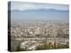 Overview of Santiago from Atop Cerro San Cristobal at Parque Metropolitano De Santiago-Kimberly Walker-Premier Image Canvas