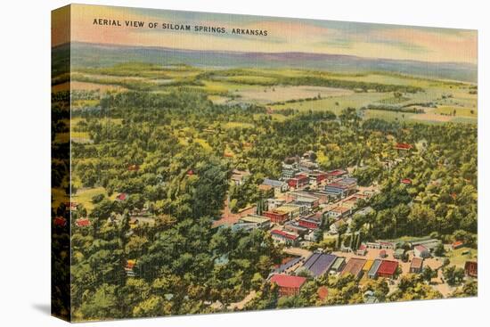 Overview of Siloam Springs, Arkansas-null-Stretched Canvas