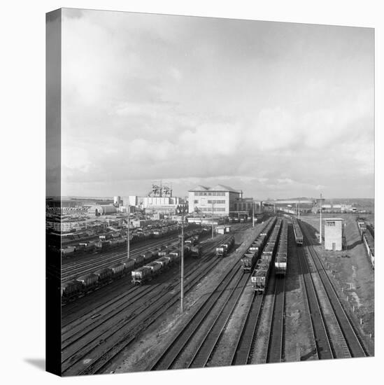 Overview of the Rail Yard at Lynemouth Colliery, Northumberland, 1963-Michael Walters-Premier Image Canvas