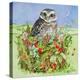 Owl in a Woodland Basket, 1993-E.B. Watts-Premier Image Canvas