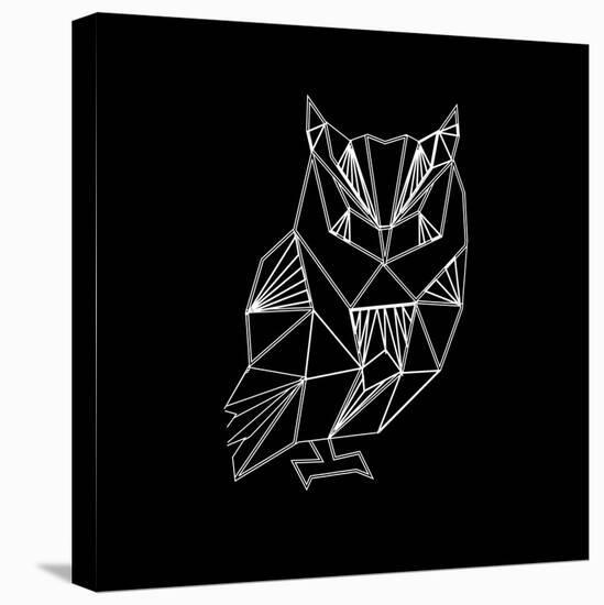 Owl Polygon-Lisa Kroll-Stretched Canvas