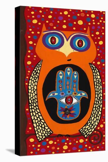 Owl with Evil Eye Hamsa-Kerri Ambrosino-Premier Image Canvas