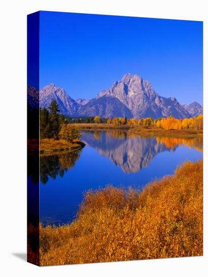 Oxbow Bend Reflecting Mount Moran-Joseph Sohm-Premier Image Canvas