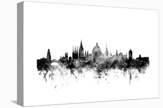 Oxford England Skyline-Michael Tompsett-Stretched Canvas