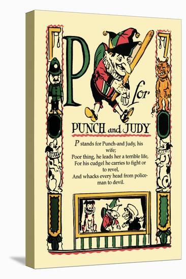 P for Punch and Judy-Tony Sarge-Stretched Canvas