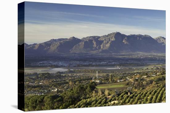 Paarl Valley at sunrise, Paarl, Western Cape, South Africa, Africa-Ian Trower-Premier Image Canvas