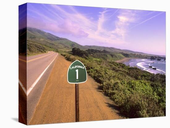 Pacific Coast Highway, California Route 1 near Big Sur, California, USA-Bill Bachmann-Premier Image Canvas