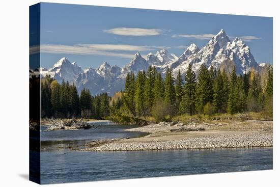 Pacific Creek, Moran Junction, Grand Teton National Park, Wyoming, USA-Michel Hersen-Premier Image Canvas