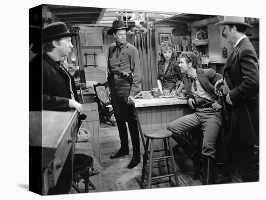 Pacific Express UNION PACIFIC by CecilBDeMille with Joel McMcrea, Barbara Stanwyck and Robert Prest-null-Stretched Canvas