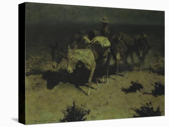 Pack Train, 1909-Frederic Sackrider Remington-Premier Image Canvas