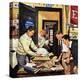 "Package from Home", February 3, 1951-Stevan Dohanos-Premier Image Canvas