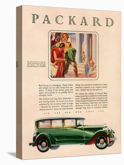 Packard, Magazine Advertisement, USA, 1929-null-Premier Image Canvas