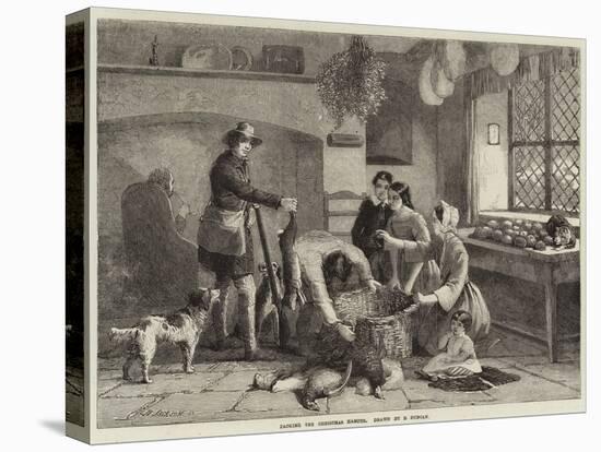 Packing the Christmas Hamper-Edward Duncan-Premier Image Canvas