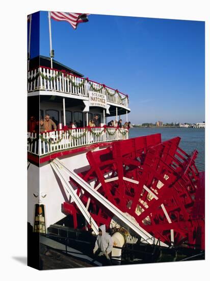 Paddle Steamer 'Natchez' on the Mississippi River, New Orleans, Louisiana, USA-Bruno Barbier-Premier Image Canvas