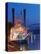 Paddlewheel Riverboat Julia Belle Swain on the Mississippi River, La Crosse, Wisconsin-Walter Bibikow-Premier Image Canvas