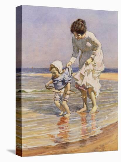 Paddling, 1915-William Kay Blacklock-Premier Image Canvas