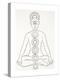 Padmasana or Lotus Position-null-Premier Image Canvas