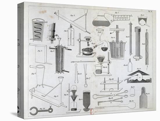 Page from Chemistry Textbook, by Jons Jacob Berzelius (1779-1848), Dresden and Leipzig, 1833-null-Premier Image Canvas