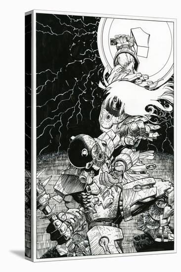 Page Inks-Walter Simonson-Stretched Canvas