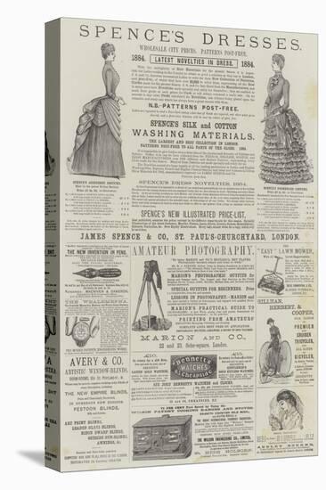 Page of Advertisements-Alfred Crowquill-Premier Image Canvas