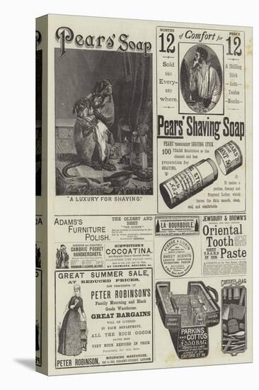 Page of Advertisements-William Henry Hamilton Trood-Premier Image Canvas