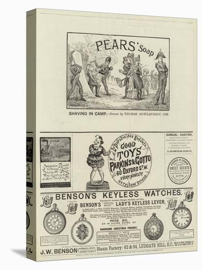 Page of Advertisements-Thomas Rowlandson-Premier Image Canvas