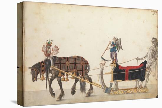 Pageant sleigh in parade, c.1640-German School-Premier Image Canvas