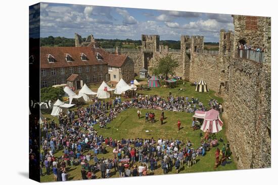 Pageantry festival at Framlingham Castle, Framlingham, Suffolk, England, United Kingdom, Europe-Tim Winter-Premier Image Canvas