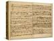 Pages from Score of the 'st. Matthew Passion', 1727-Johann Sebastian Bach-Premier Image Canvas