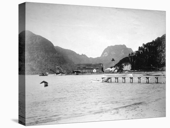 Pago Pago Harbor, in the Island of Tutuila, American Samoa, 1889-null-Premier Image Canvas