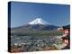 Pagoda and Mount Fuji, Honshu, Japan-null-Premier Image Canvas