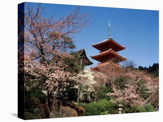 Pagoda at Kiyomizu Temple (Kiyomizudera), Kyoto, Japan-null-Premier Image Canvas