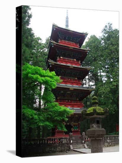 Pagoda at Tosho-Gu Shrine-null-Premier Image Canvas