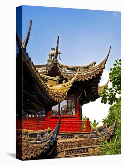 Pagoda at Yuyuan Garden, Old Town, Shanghai, China-Miva Stock-Premier Image Canvas