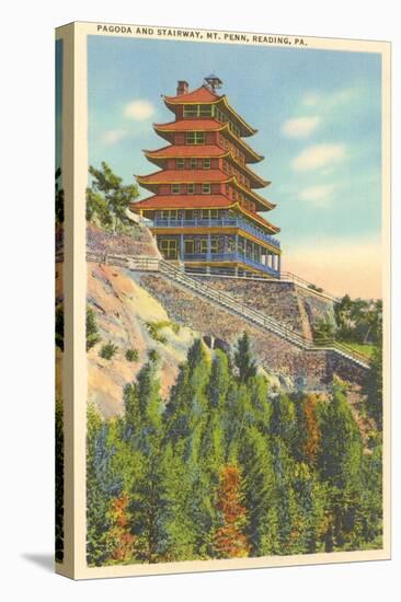 Pagoda, Mt. Penn, Reading, Pennsylvania-null-Stretched Canvas