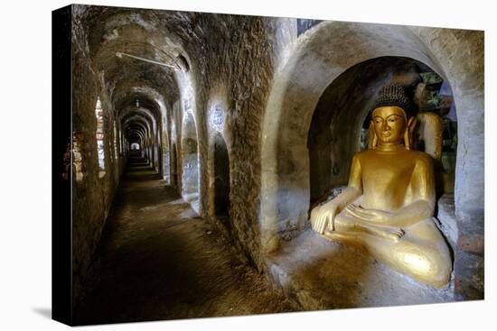 Pagoda of Shittaung, Dated 1535, Mrauk U, Rakhaing State, Myanmar (Burma), Asia-Nathalie Cuvelier-Premier Image Canvas