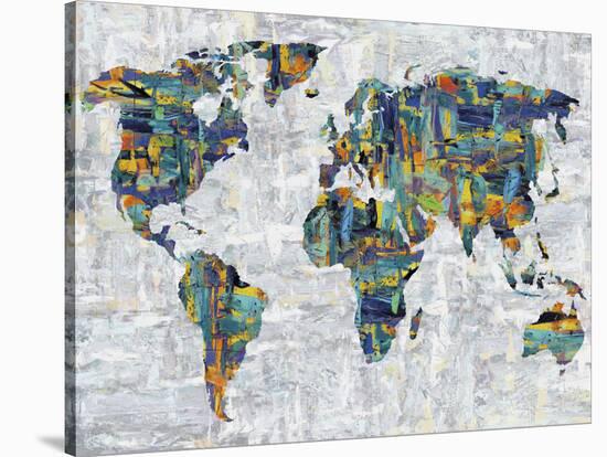 Painted Colour Map-Paul Duncan-Stretched Canvas