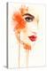 Painted Fashion Illustration-null-Stretched Canvas