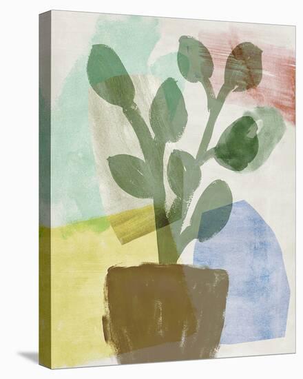 Painted Plants - Arrange-Lottie Fontaine-Stretched Canvas