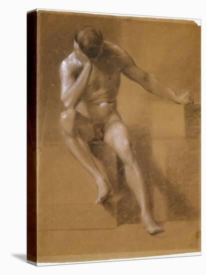 Painted Study of Male Nude, c.1800-John Constable-Premier Image Canvas