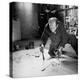 Painter Jackson Pollock Working in His Long Island Studio Adjacent to His Home-Martha Holmes-Premier Image Canvas