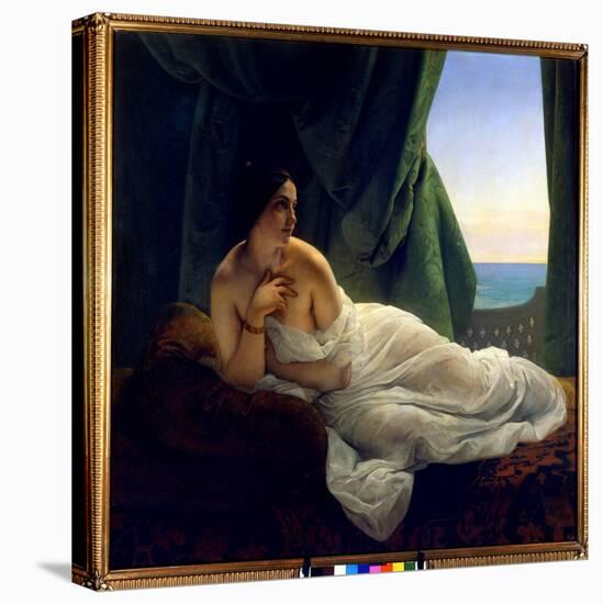 Painting by Francesco Hayez (1791-1882), 1839. Naples, Privee Collection.-Francesco Hayez-Premier Image Canvas