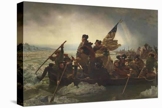 Painting of George Washington Crossing the Delaware-Stocktrek Images-Stretched Canvas