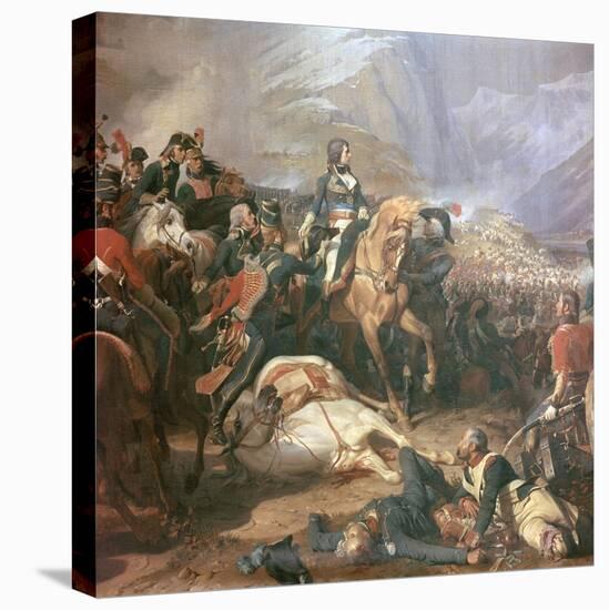 Painting of Napoleon at the Battle of Rivoli, 18th Century-Felix Henri Emmanuel Philippoteaux-Premier Image Canvas