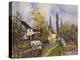 Painting of the French Countryside by Alfred Sisley-Geoffrey Clements-Premier Image Canvas