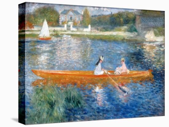 Painting Titled 'The Skiff (La Yole)' by Pierre-Auguste Renoir-Pierre Auguste Renoir-Premier Image Canvas
