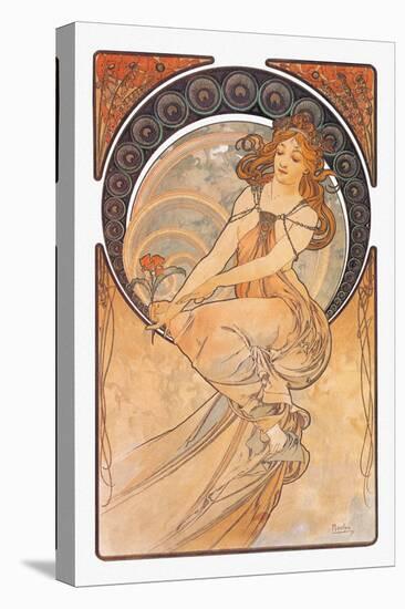 Painting-Alphonse Mucha-Stretched Canvas