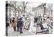 Paintings for Sale in the Place Du Tertre, Montmartre, Paris, Ile De France, France, Europe-Markus Lange-Premier Image Canvas